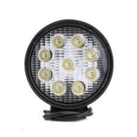 Фара LED кругла 27W, 9 ламп, 110 * 128мм, вузький промінь