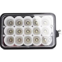 Фара LED прямокутна 45W, 15 ламп, 110 * 170мм, широкий промінь